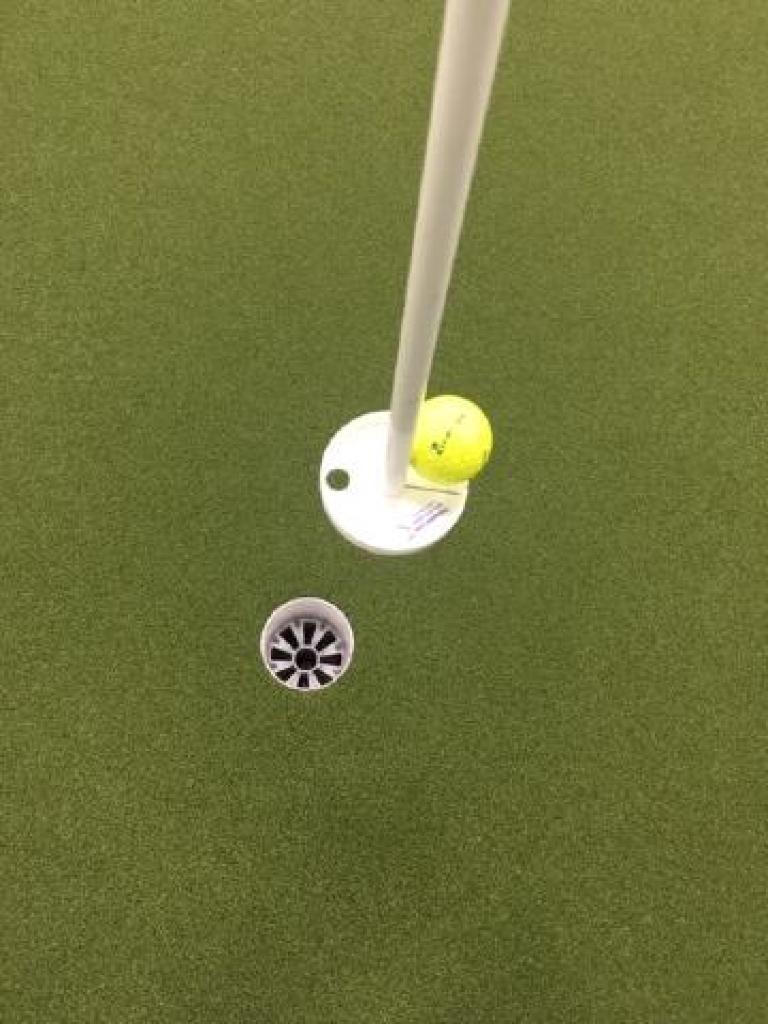 PinCaddie for golf course pins to retrieve golf balls