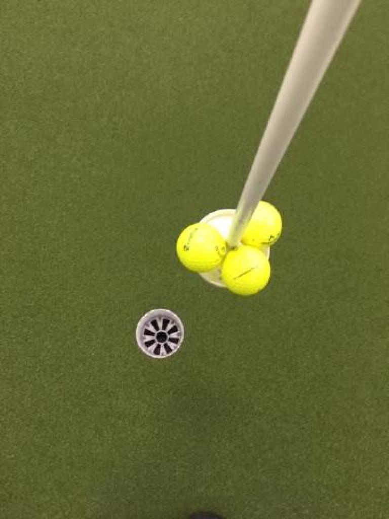 PinCaddie for golf course pins to retrieve golf balls